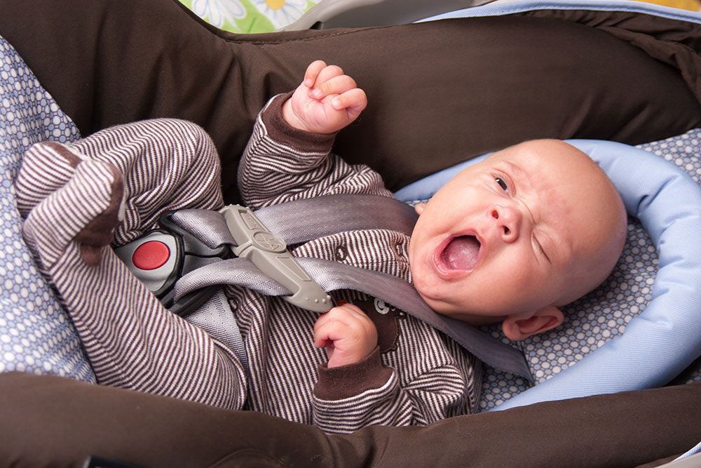 Chicco NextFit convertible car seat installed rear-facing showing recline positions