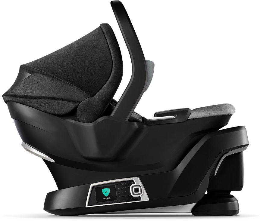 Modern smart car seat with technology features and sensors