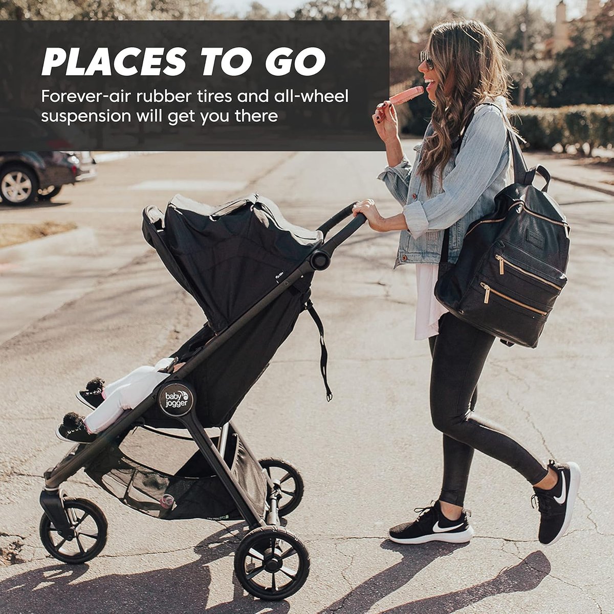 Baby Jogger City Mini GT2 with City Go car seat in black