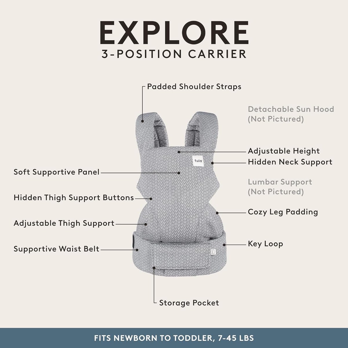 Baby Tula Explore baby carrier