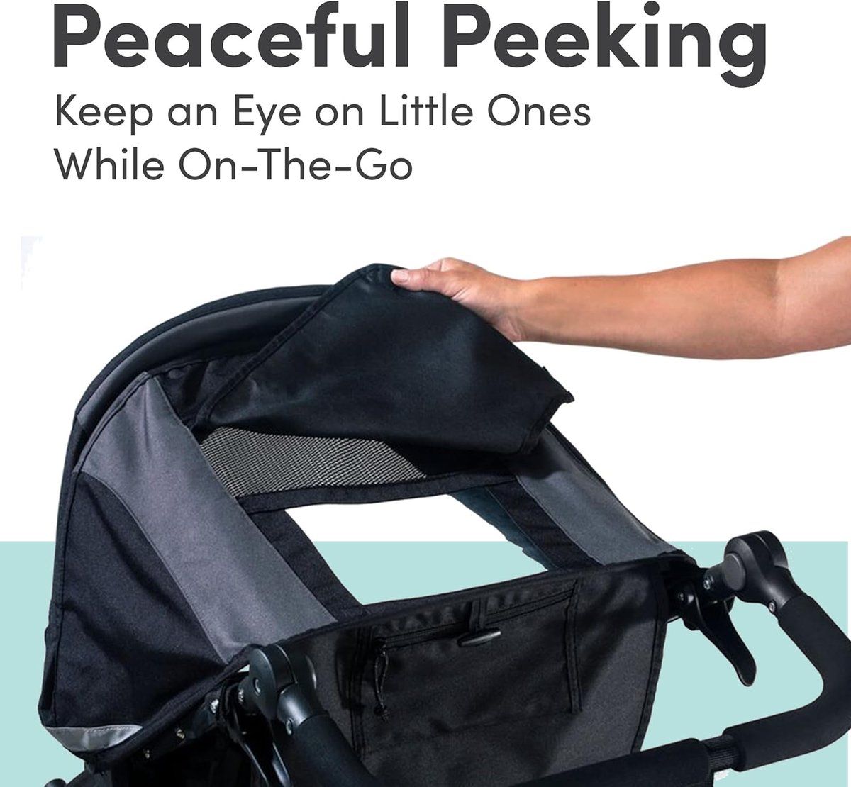 BOB Gear Revolution Flex 3.0 jogging stroller in graphite black