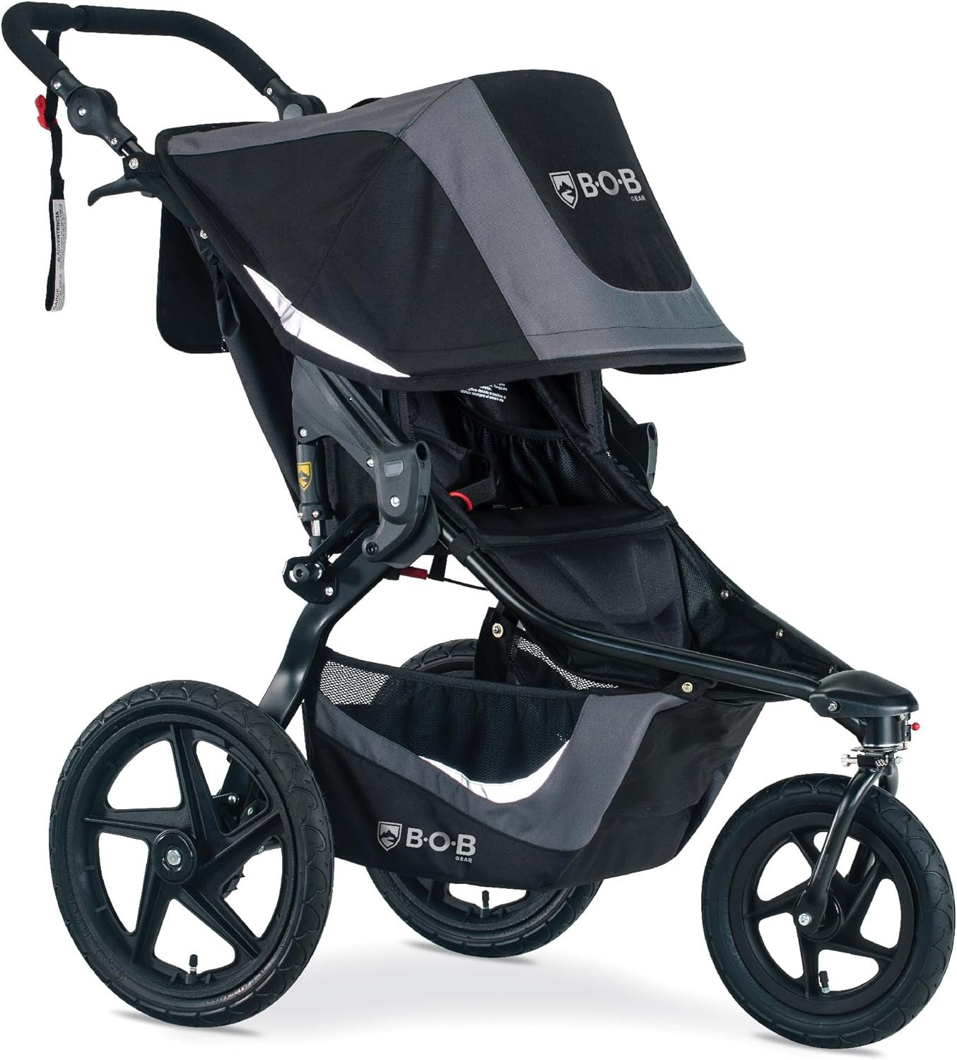 BOB Gear Revolution Flex 3.0 jogging stroller in graphite black