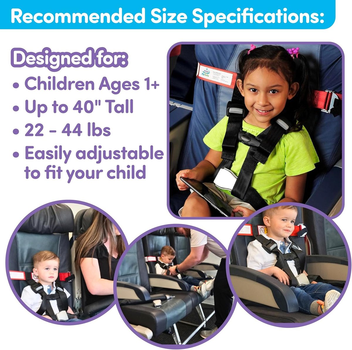 CARES airplane safety harness