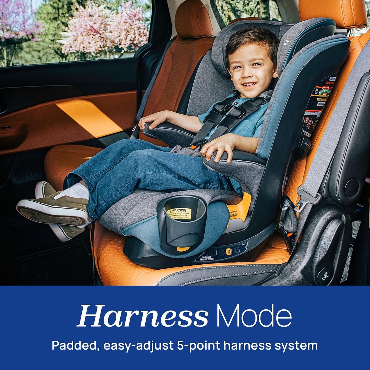 Chicco MyFit harness plus booster car seat in Gardenia