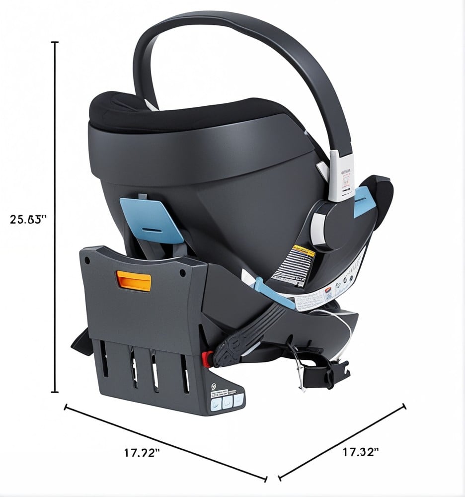 Cybex Aton 2 infant seat with load leg