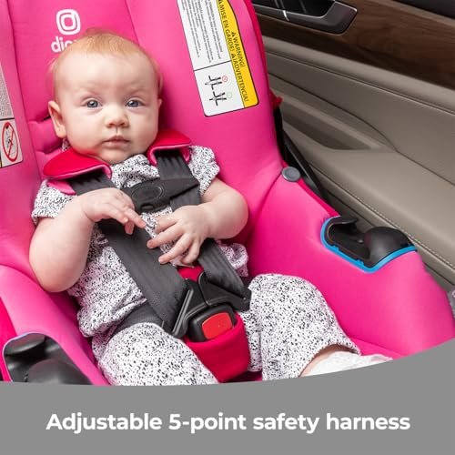 Diono LiteClik30 RXT SafePlus infant car seat in Pink Cotton Candy