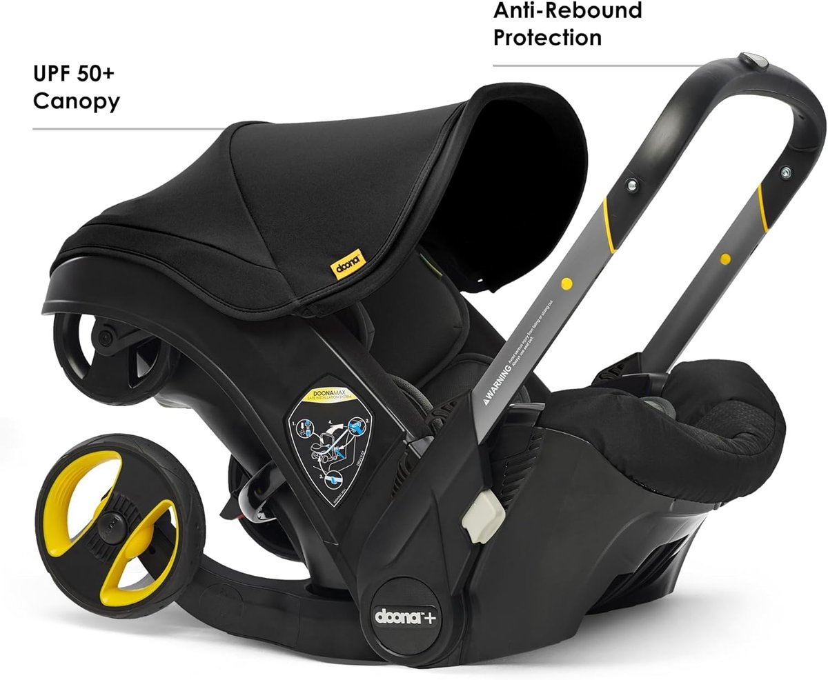 Doona infant car seat and stroller in Nitro Black
