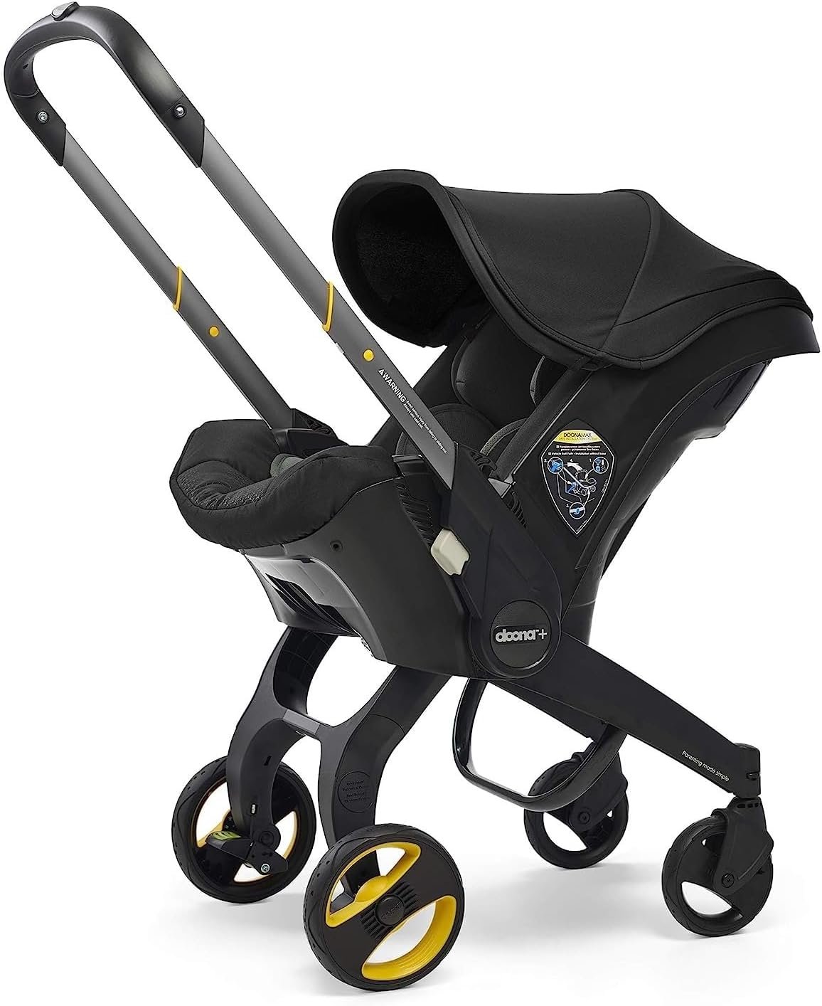 Doona infant car seat and stroller in Nitro Black