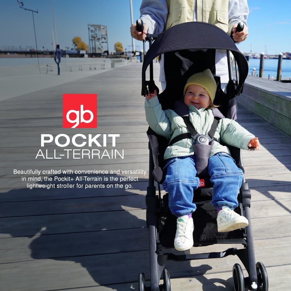 GB Pockit Plus all-terrain ultra compact stroller in Night Blue