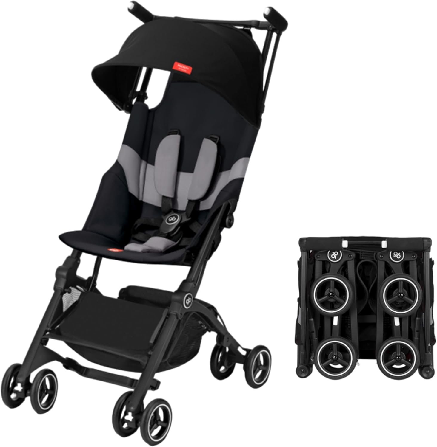 GB Pockit Plus all-terrain ultra compact stroller in Night Blue