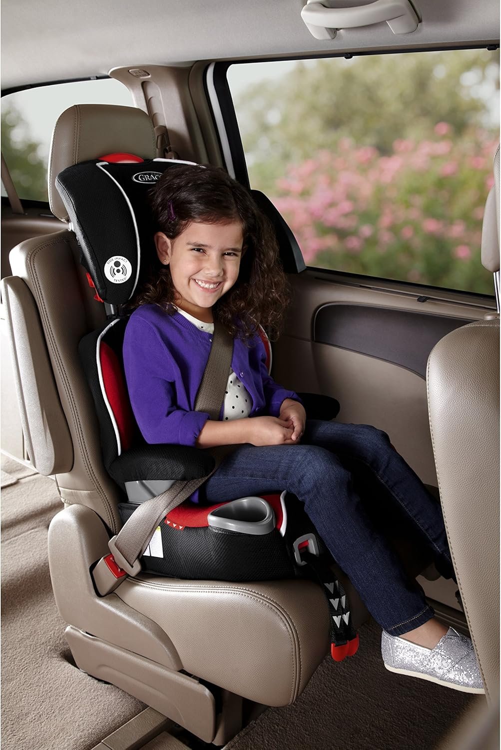 Graco Affix highback booster with LATCH