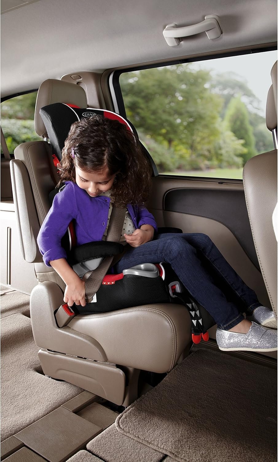 Graco Affix highback booster with LATCH