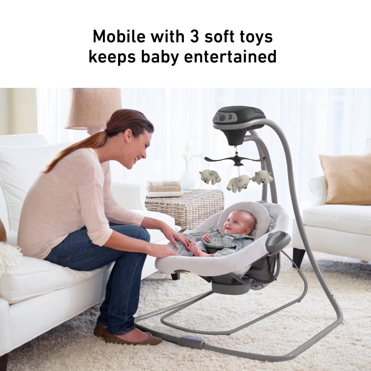 Graco DuetConnect LX swing and bouncer