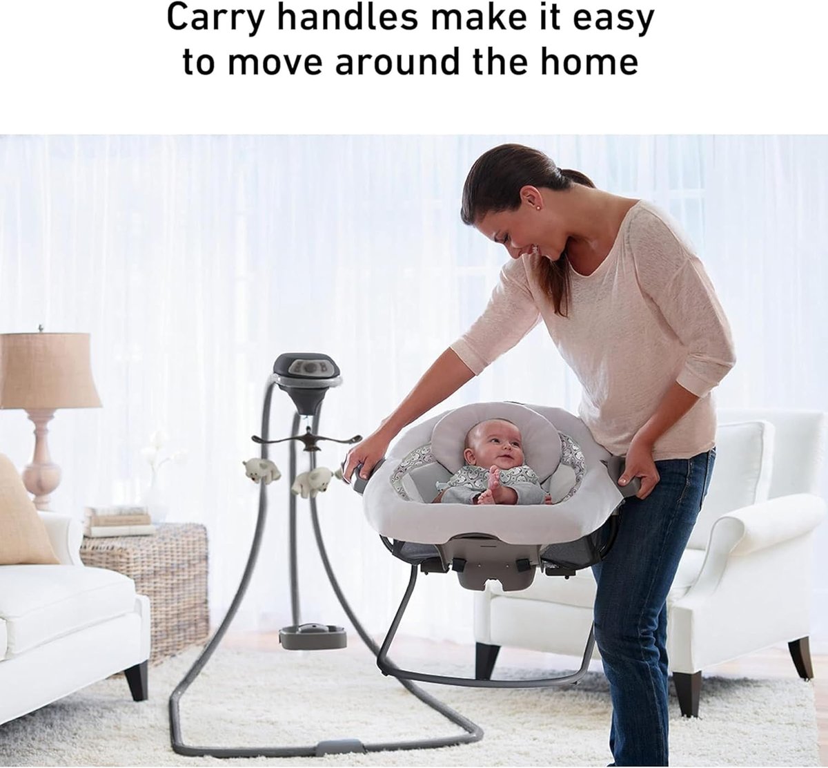 Graco DuetConnect LX swing and bouncer