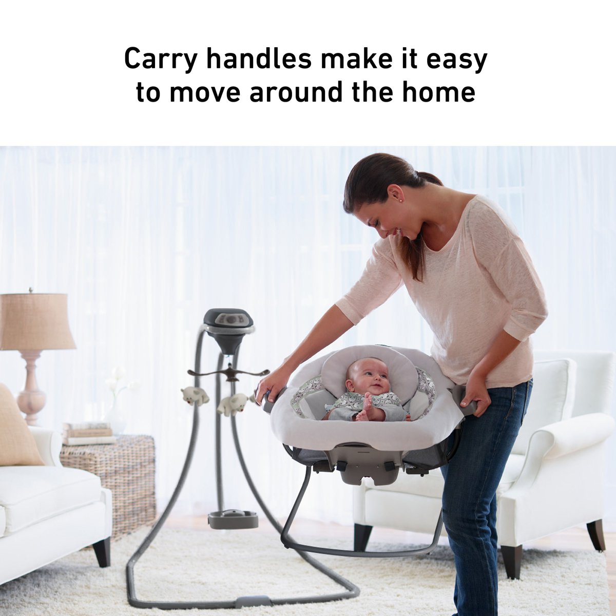 Graco DuetConnect LX swing and bouncer