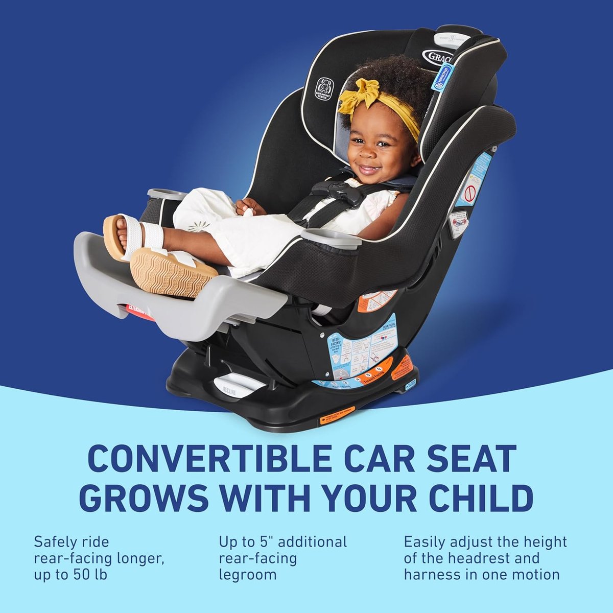Graco Extend2Fit convertible car seat