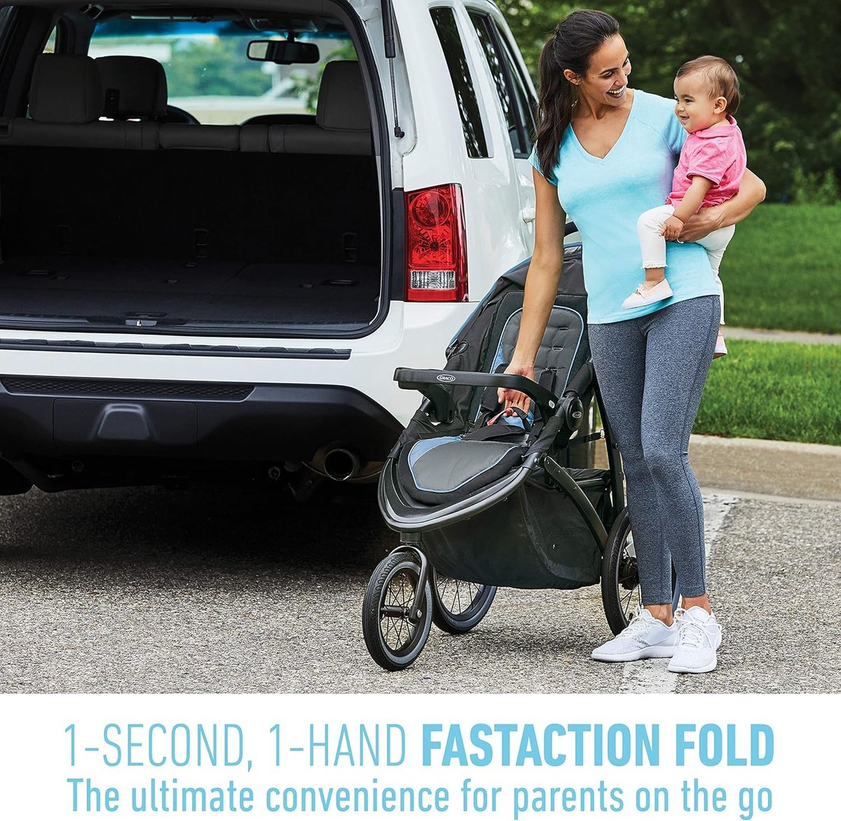 Graco FastAction Jogger LX with Click Connect in Tenley