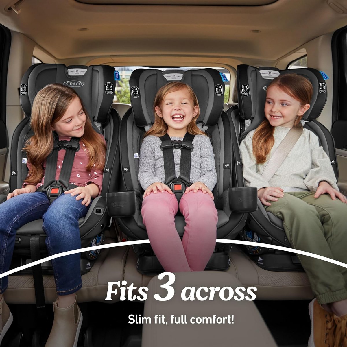 Graco SlimFit3 LX 3-in-1 narrow car seat