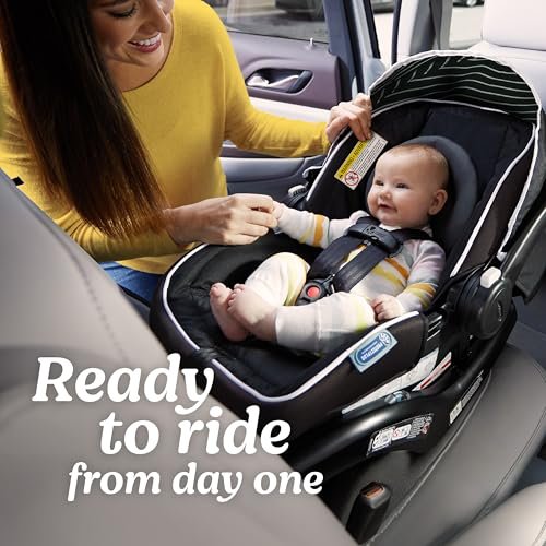 Graco SnugRide Lite LX infant car seat in Lilac Mod