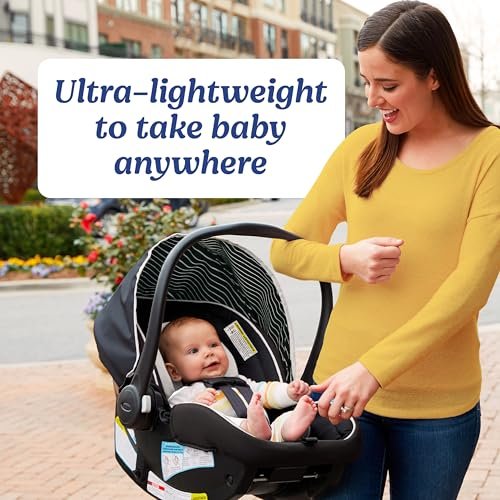 Graco SnugRide Lite LX infant car seat in Lilac Mod