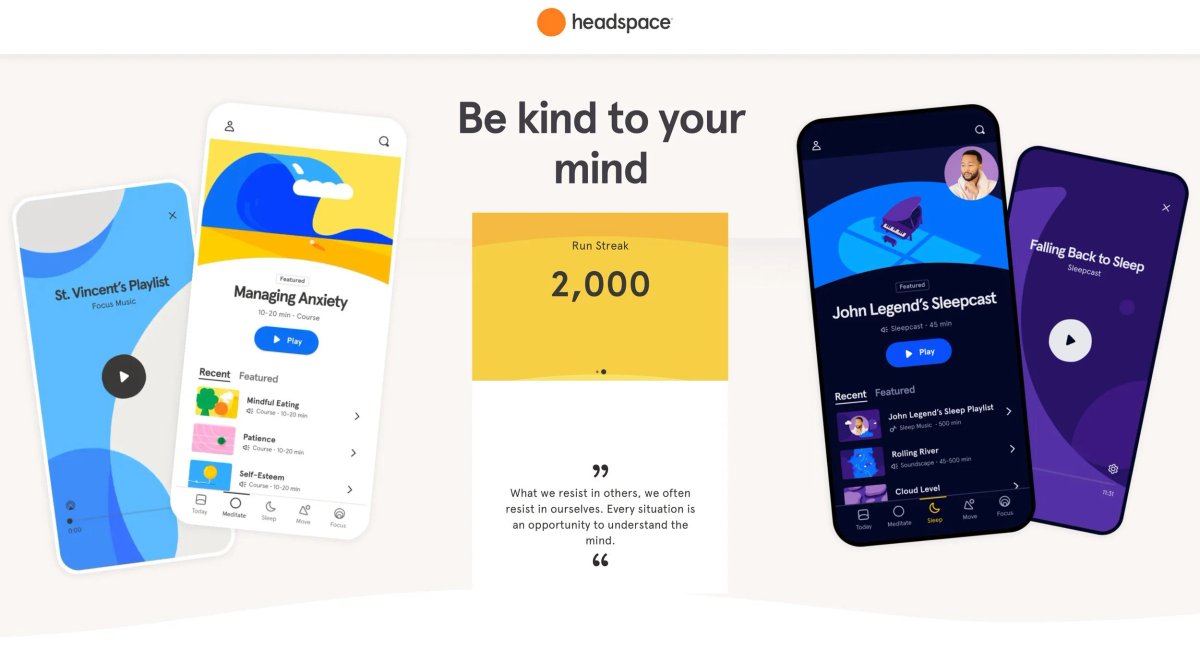Headspace meditation and sleep app