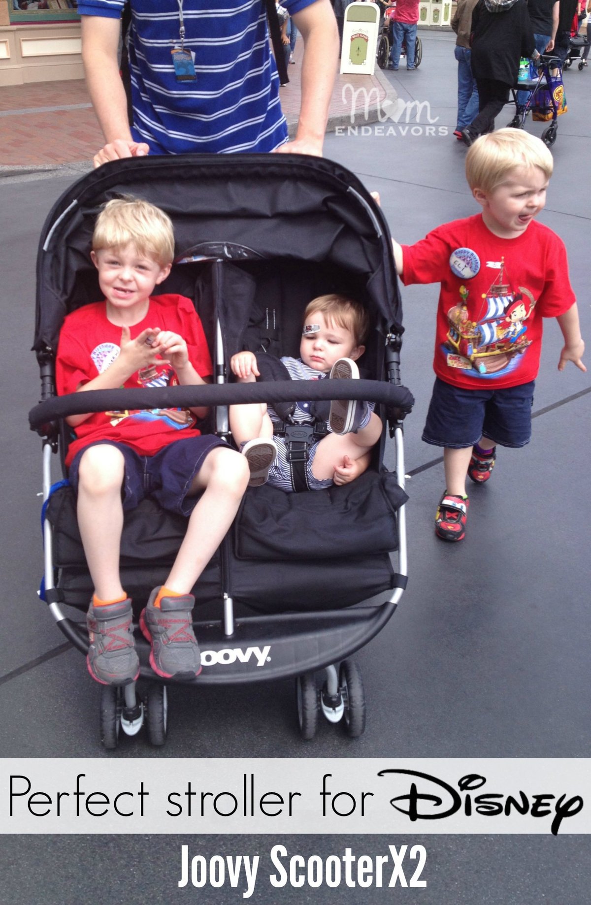 Joovy ScooterX2 side-by-side double stroller in black