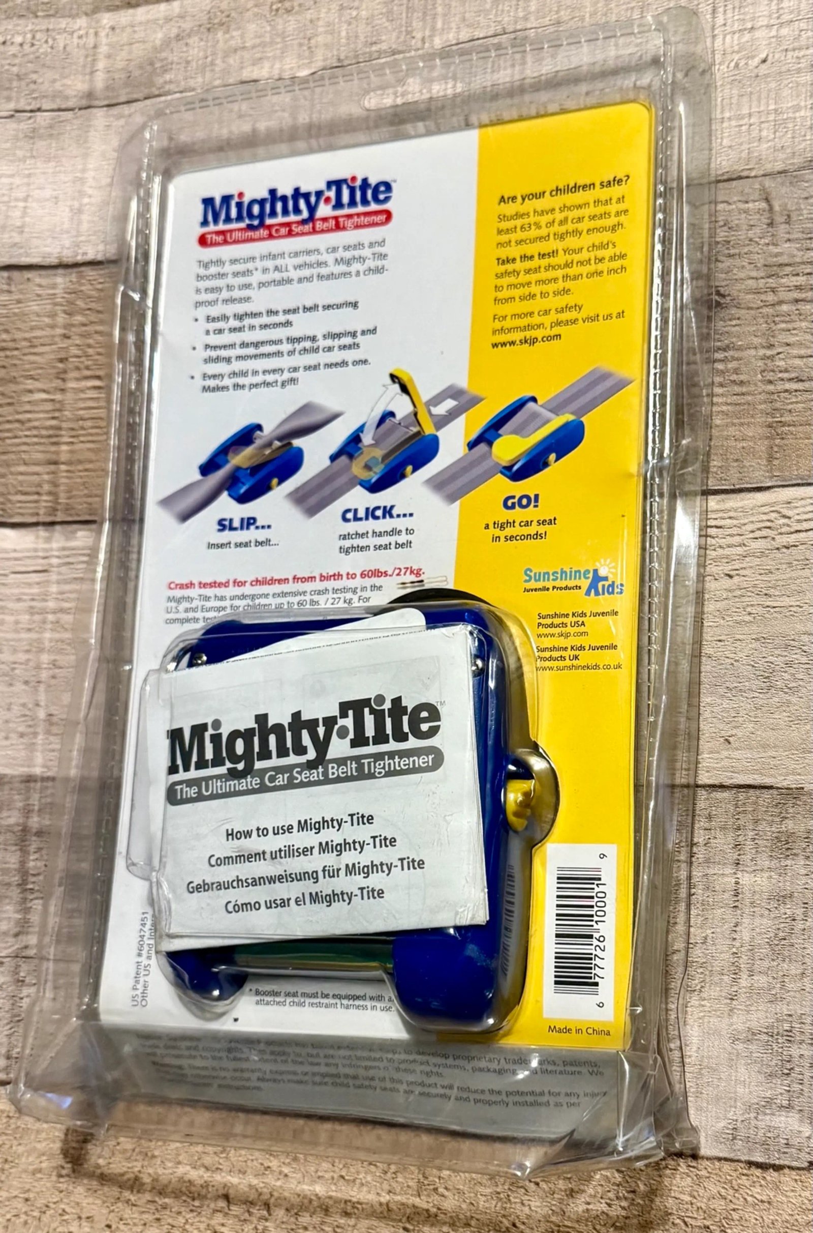 Mighty Tite car seat tightener tool for leverage