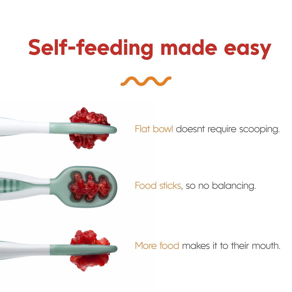 NumNum GOOtensils baby spoons