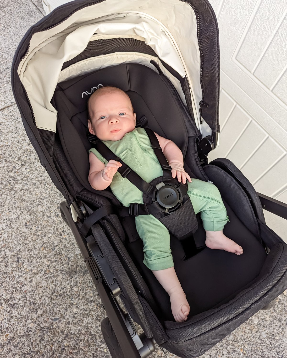 Nuna MIXX Next full-size stroller in Caviar black