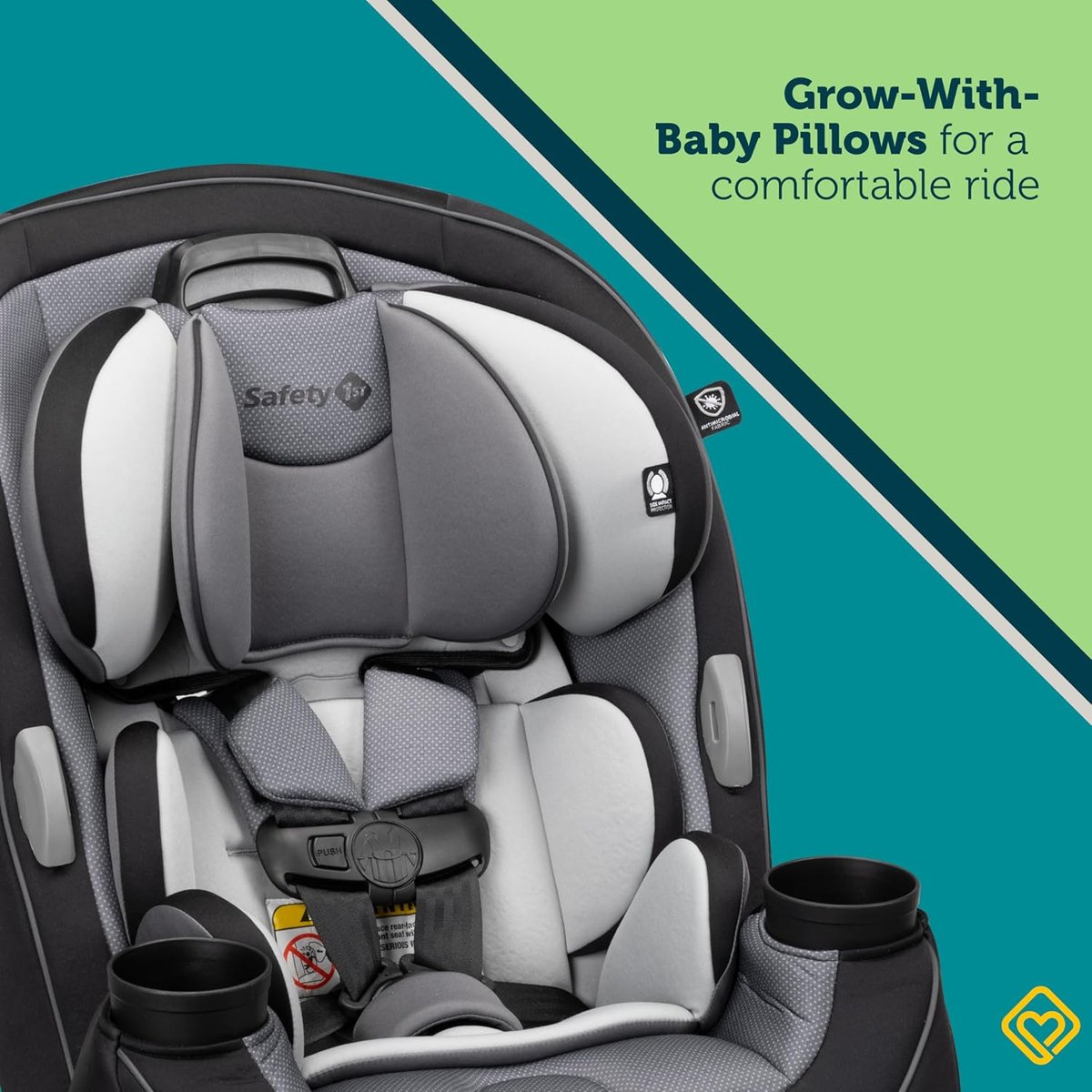 Safety 1st Grow and Go 3-in-1 convertible car seat in Carbon Ink