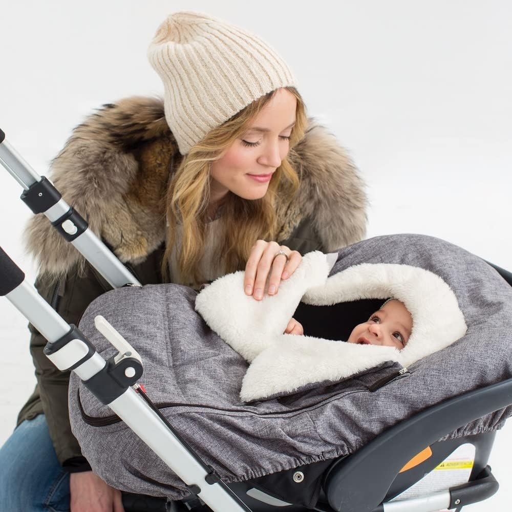 Skip Hop Stroll and Go car seat cover with zip-away front