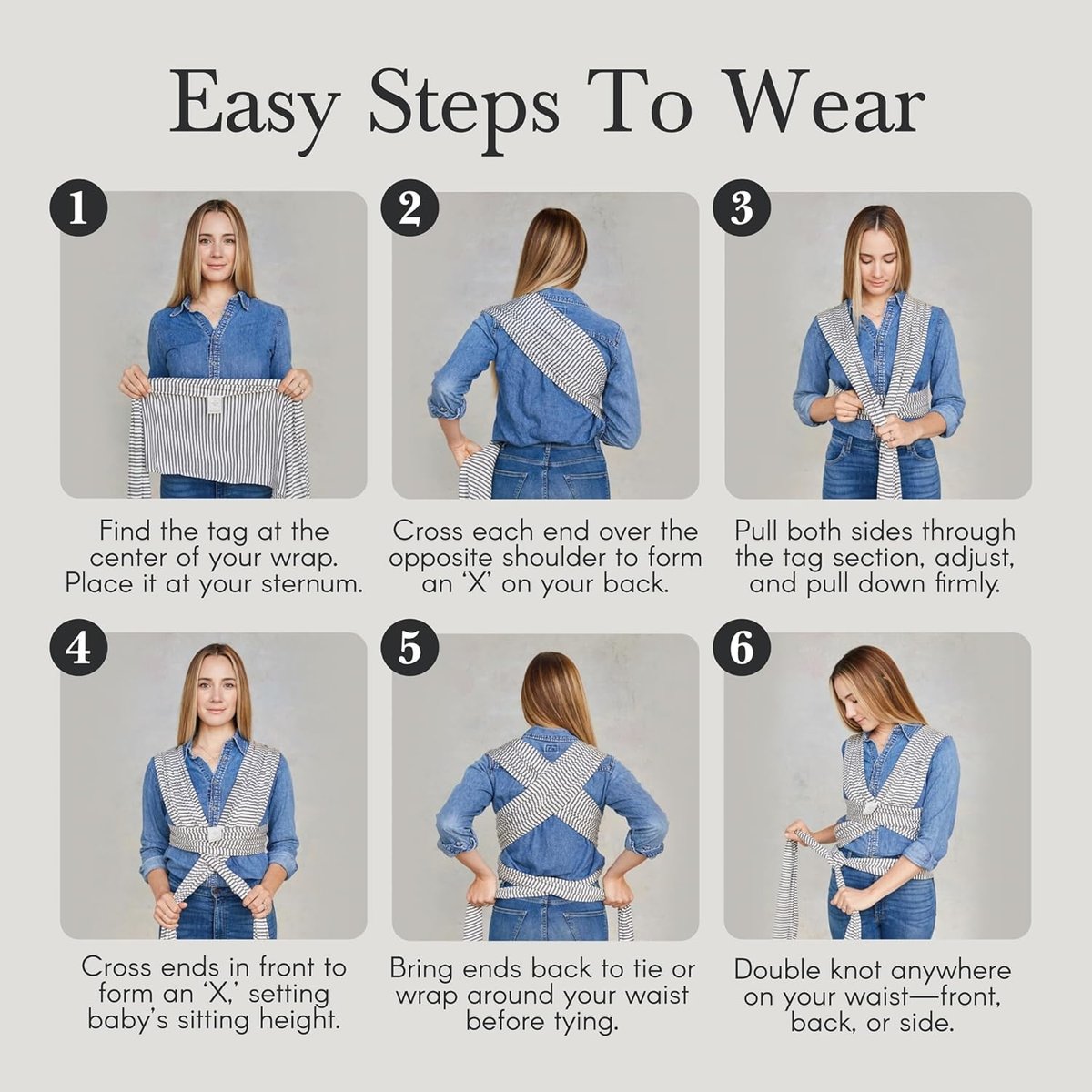 Solly Baby lightweight wrap carrier