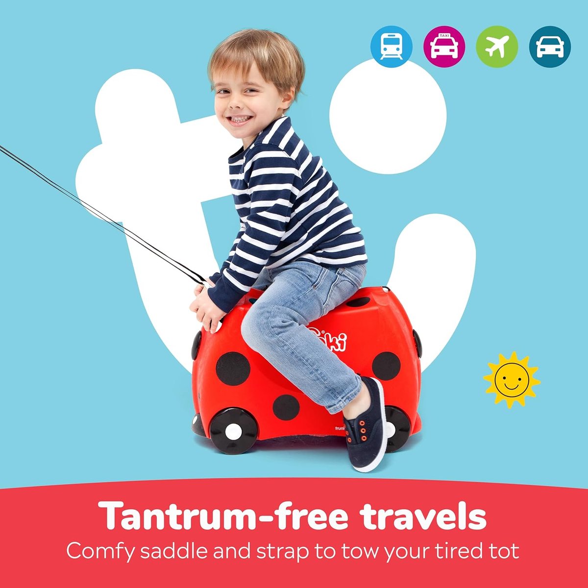Trunki kids ride-on suitcase