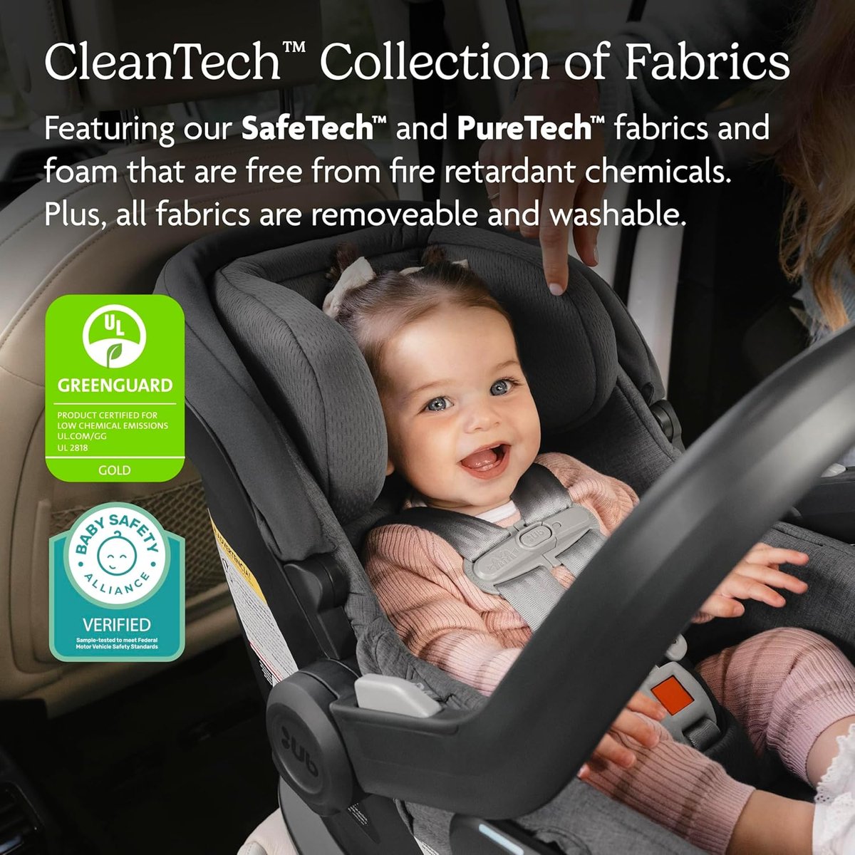 UPPAbaby Mesa V2 infant car seat in Jake black