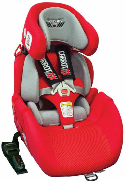 Adaptive car seat for special needs child with positioning supports